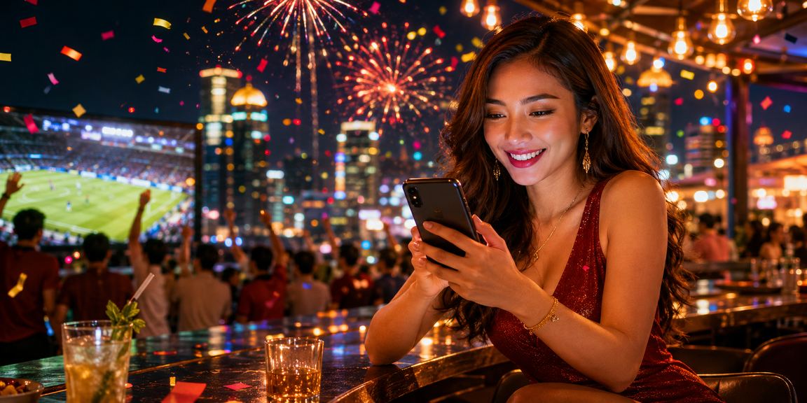Pengguna telefon pintar bermain kasino dalam talian di Seremban